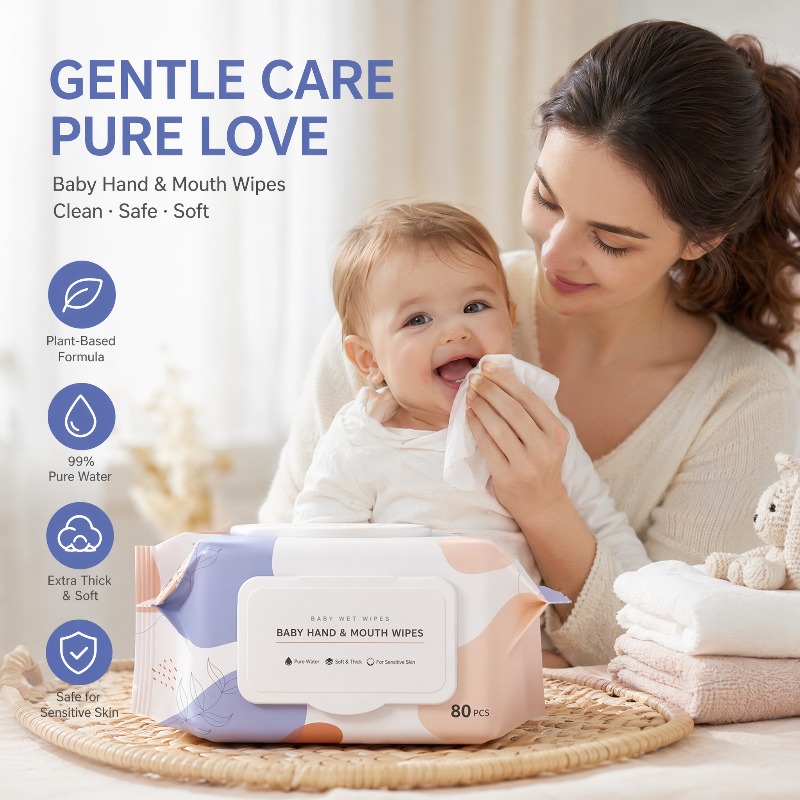 Skincare Newborn - Tisu Bayi Lembut Non-woven Hipoalergenik Pembersih