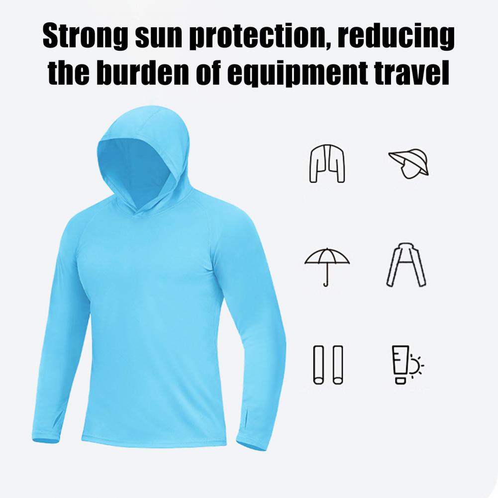 Spf 50 Sunscreen - Pakaian Pelindung Matahari Kaus Hoodie Pelindung