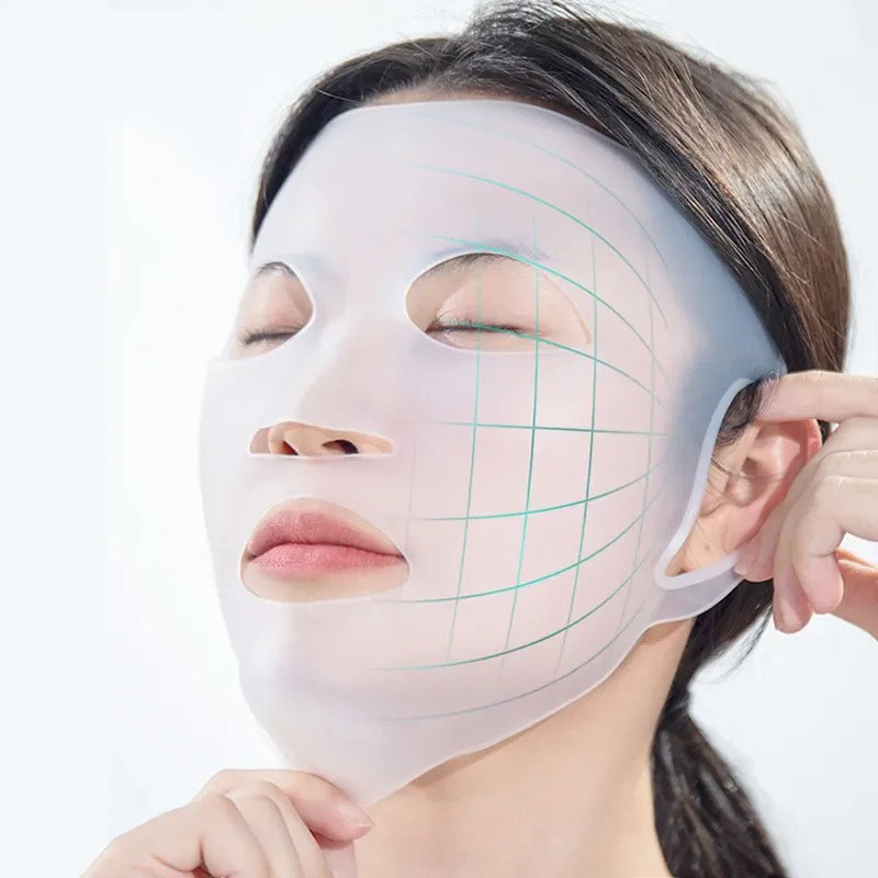 Skincare Indonesia - Masker Wajah silikon 3D, alat perawatan