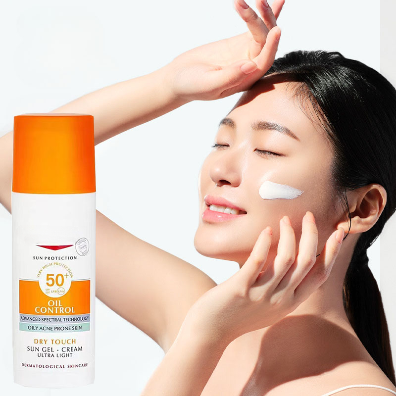 Spf 50 Sunscreen - SPF50 + pelembab susu, Pengontrol Minyak