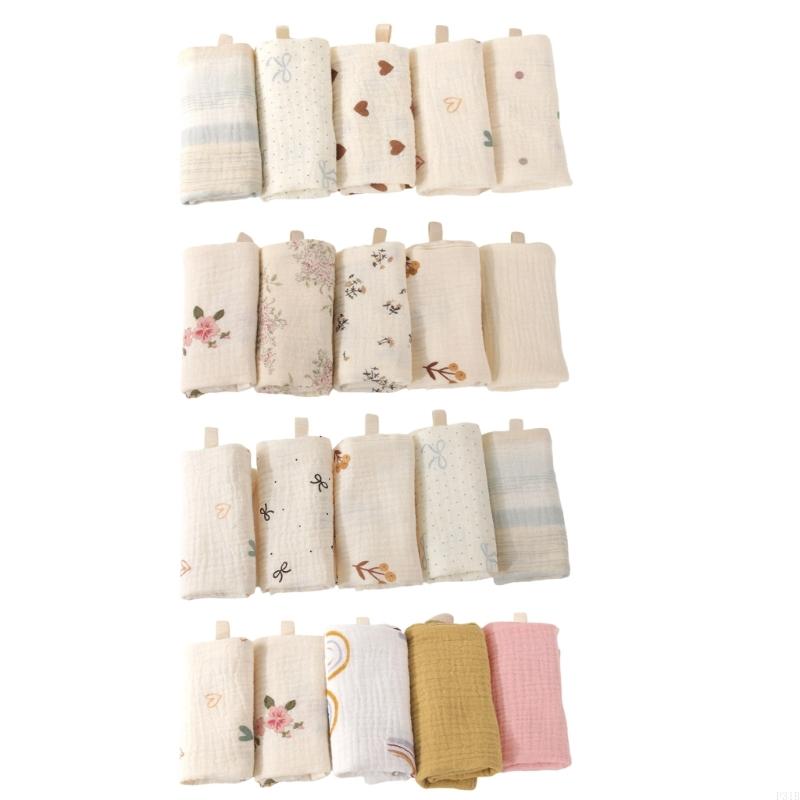 Skincare Newborn - 5 pcs/set Cotton Baby Burp Cloths
