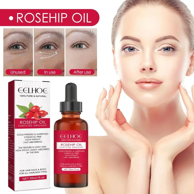 Face Oil Rosehip - Minyak biji Rosehip organik 30ml, untuk