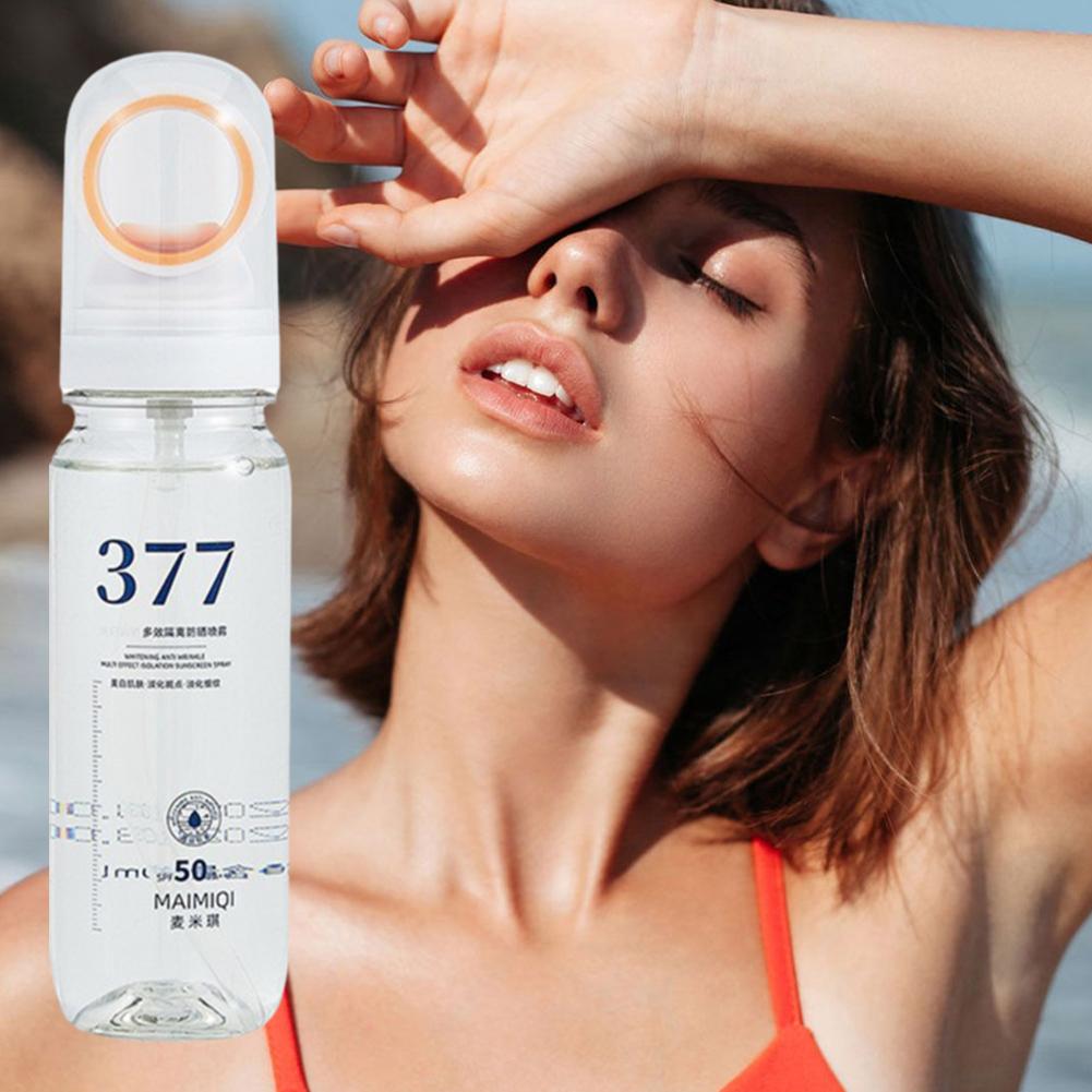 Spf 50 Sunscreen - 90Ml 377 Semprotan Tabir Surya Pemutih