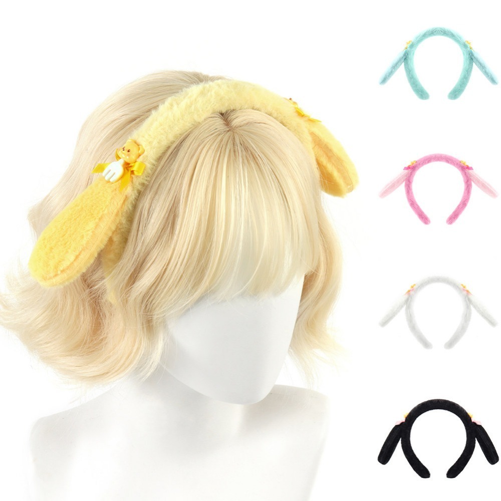 Skincare Animate - Headband Telinga Hewan Lembut dan Bulu