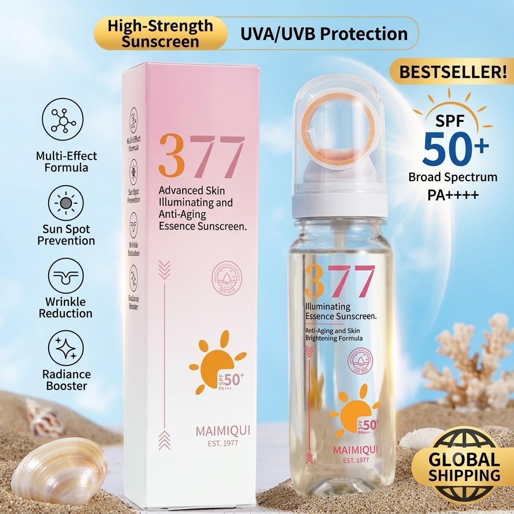 MAIMIQI 90G 377 Semprotan Tabi - Spf 50 Sunscreen ulasan dan harga