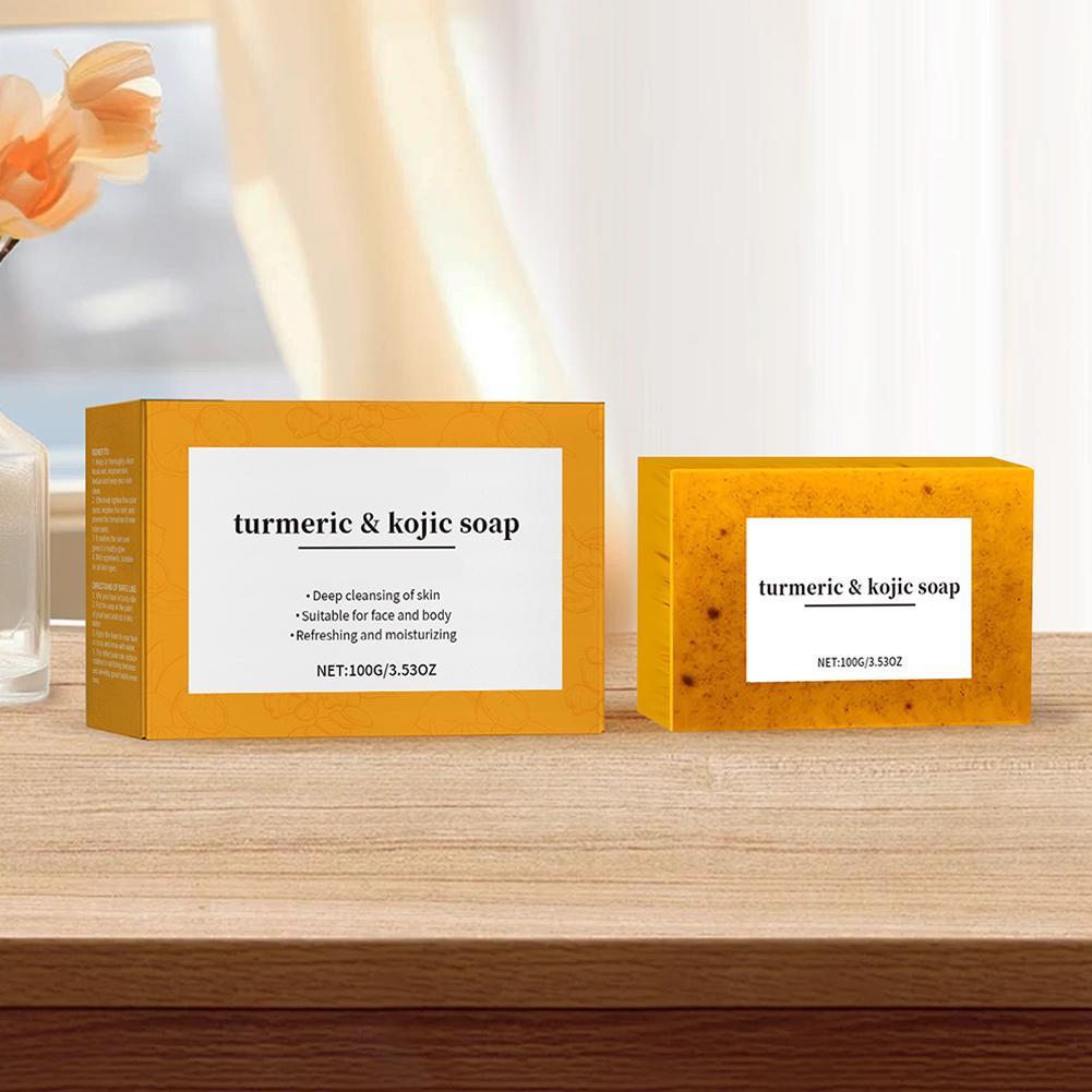 Sabun Kunyit Buatan Tangan 100 - Kojic Acid Soap ulasan dan harga
