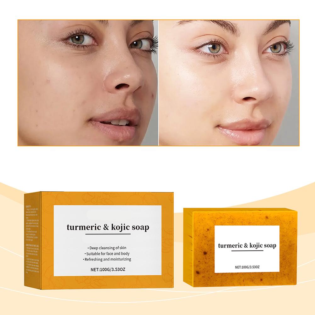 Sabun Kunyit Buatan Tangan 100 - Kojic Acid Soap ulasan dan harga