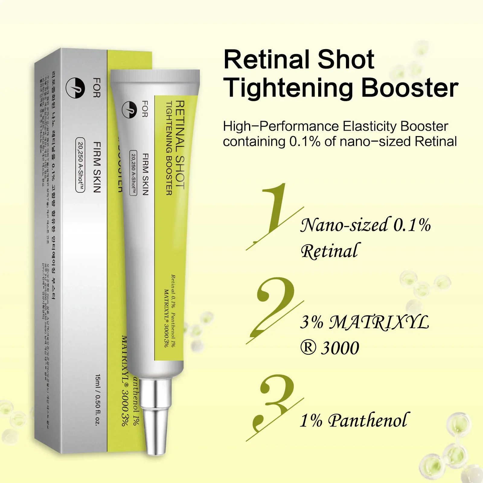 Krim Wajah Retinol Vitamin C H - Caffeine Eye Serum ulasan dan harga