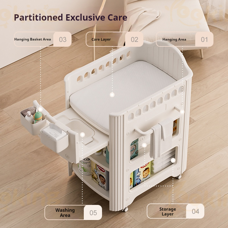 Meja Ganti Popok Bayi Stokk St - Skincare Newborn ulasan dan harga