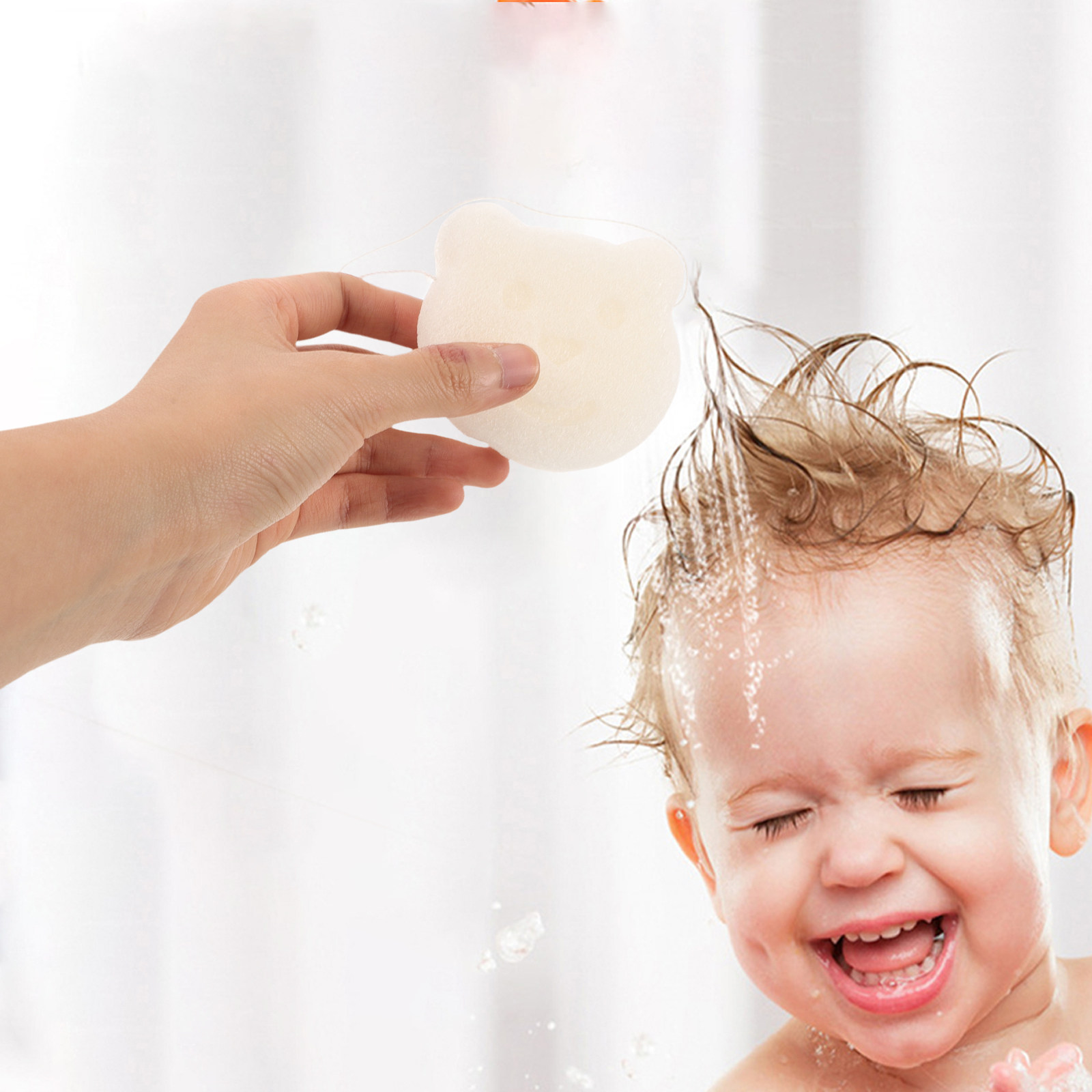Spons Mandi Lembut Muslin Pera - Skincare Newborn ulasan dan harga