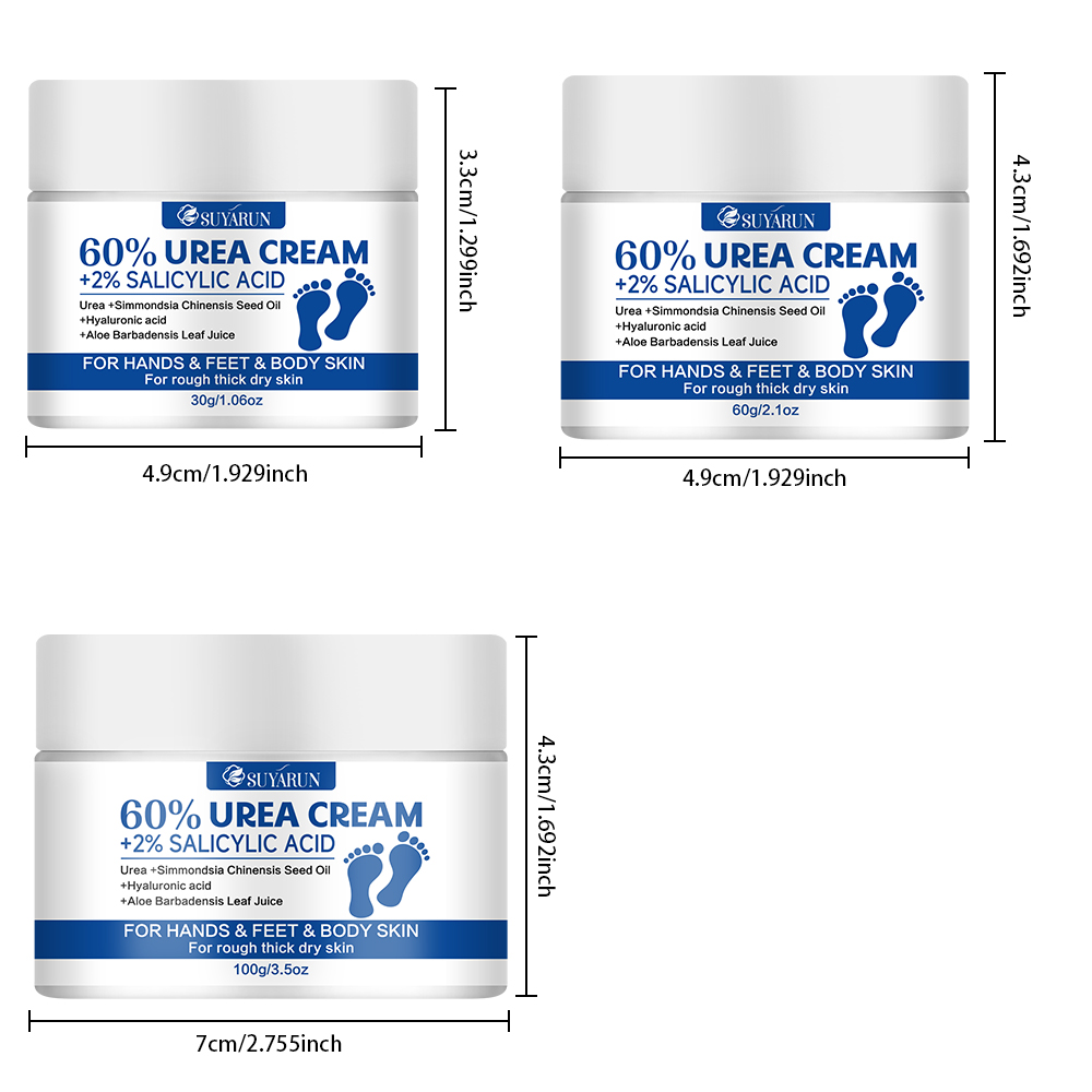 SUYARUN 60% Urea+2% ASAM SALIS - Urea Foot Cream ulasan dan harga