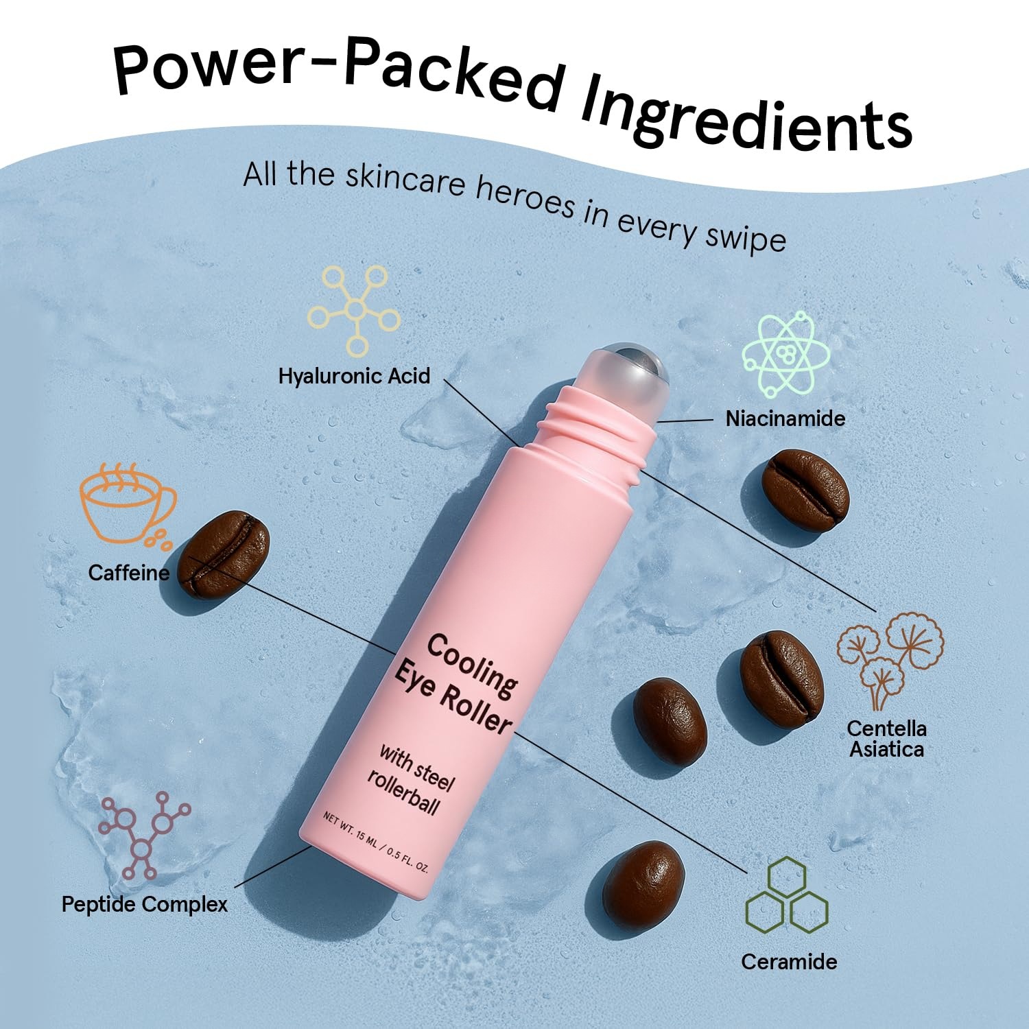 Serum Minyak Mata Pencerah Baw - Caffeine Eye Serum ulasan dan harga