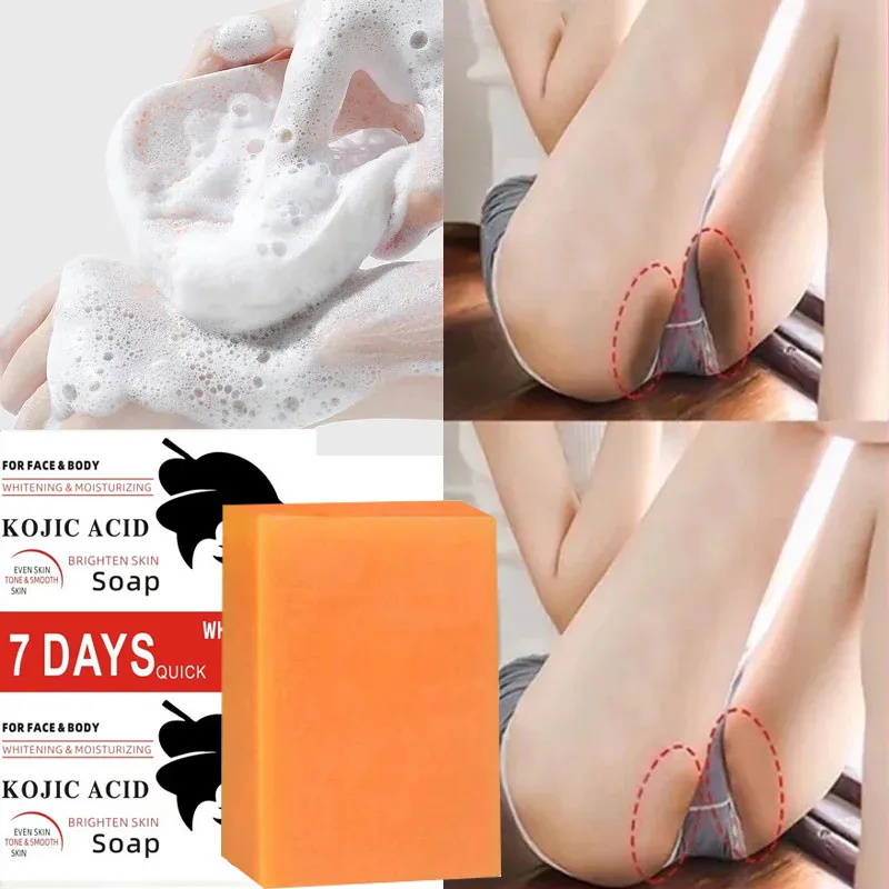 Sabun Pemutih Tubuh Asam Kojic - Kojic Acid Soap ulasan dan harga