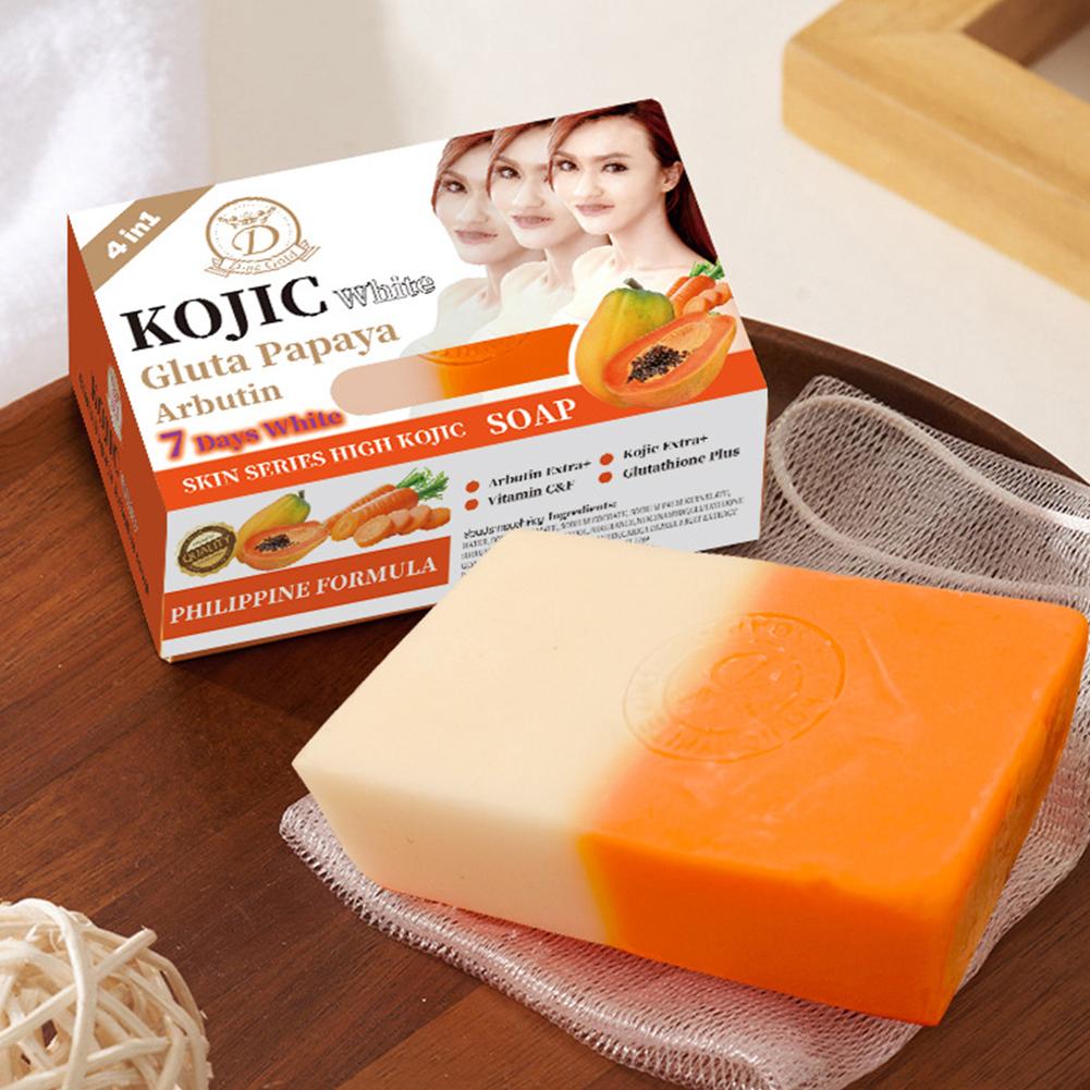 Sabun Minyak Esensial Pepaya K - Kojic Acid Soap ulasan dan harga