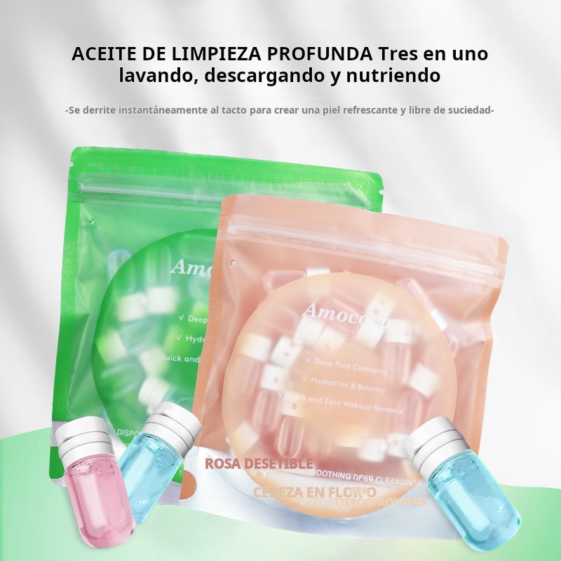 Amococo 3pcs Minyak Pembersih  - Face Oil Rosehip ulasan dan harga