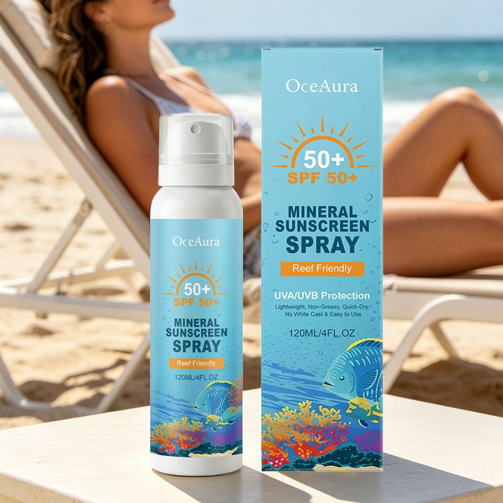 Semprotan Tabir Surya SPF50+ T - Spf 50 Sunscreen ulasan dan harga