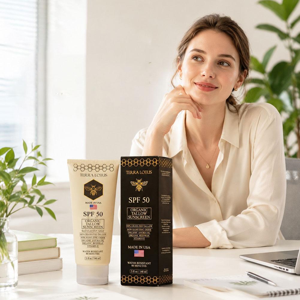 Sunscreen Organik Tallow SPF 5 - Spf 50 Sunscreen ulasan dan harga