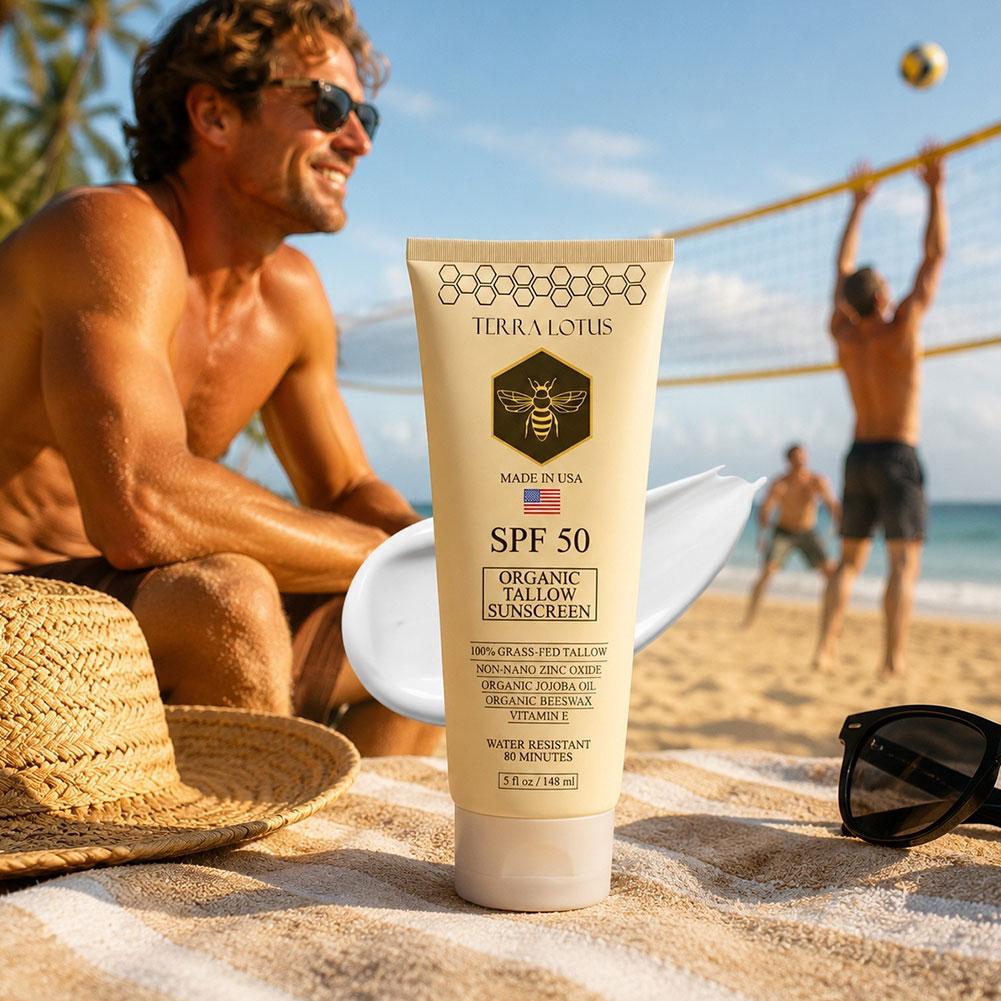 Sunscreen Organik Tallow SPF 5 - Spf 50 Sunscreen ulasan dan harga