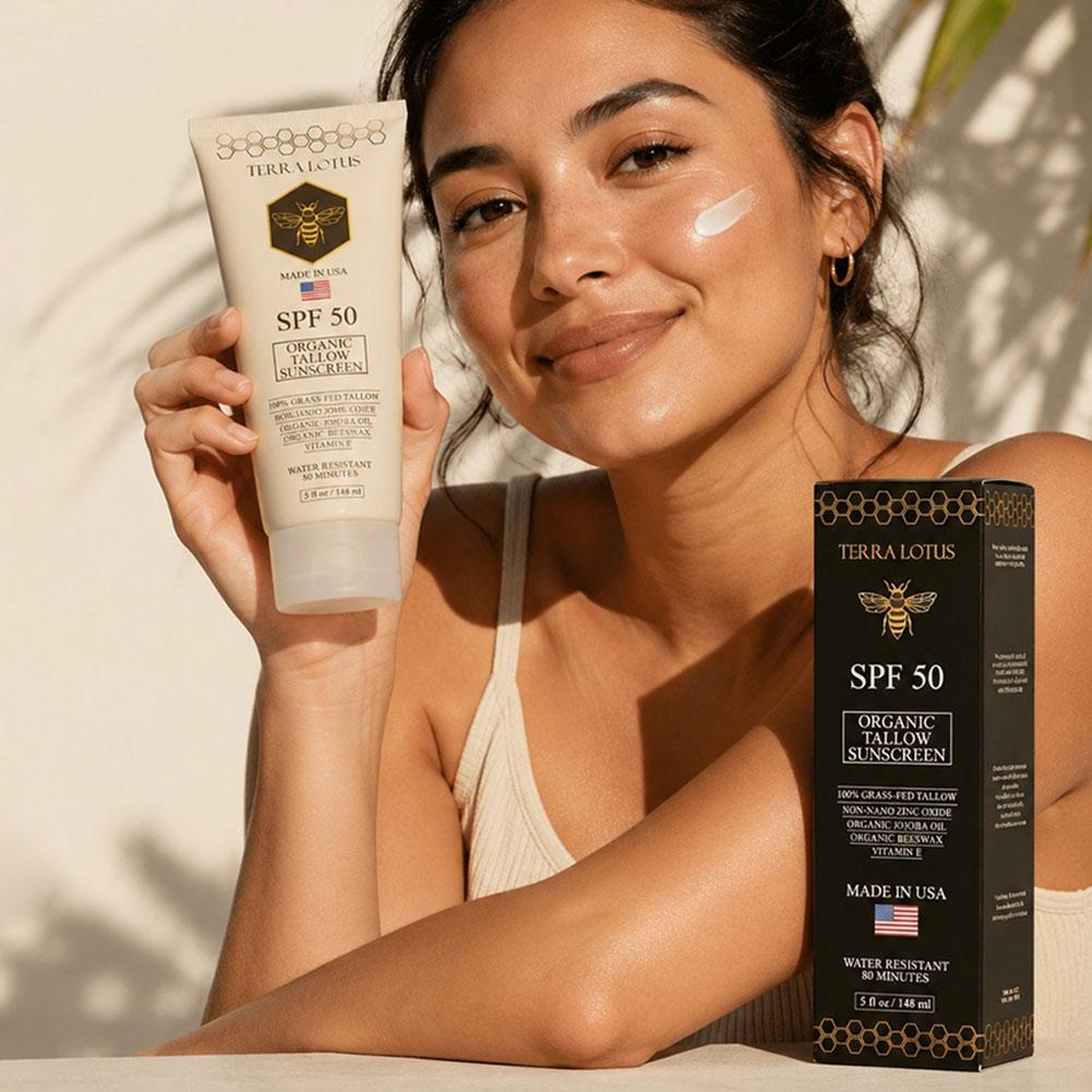 Sunscreen Organik Tallow SPF 5 - Spf 50 Sunscreen ulasan dan harga
