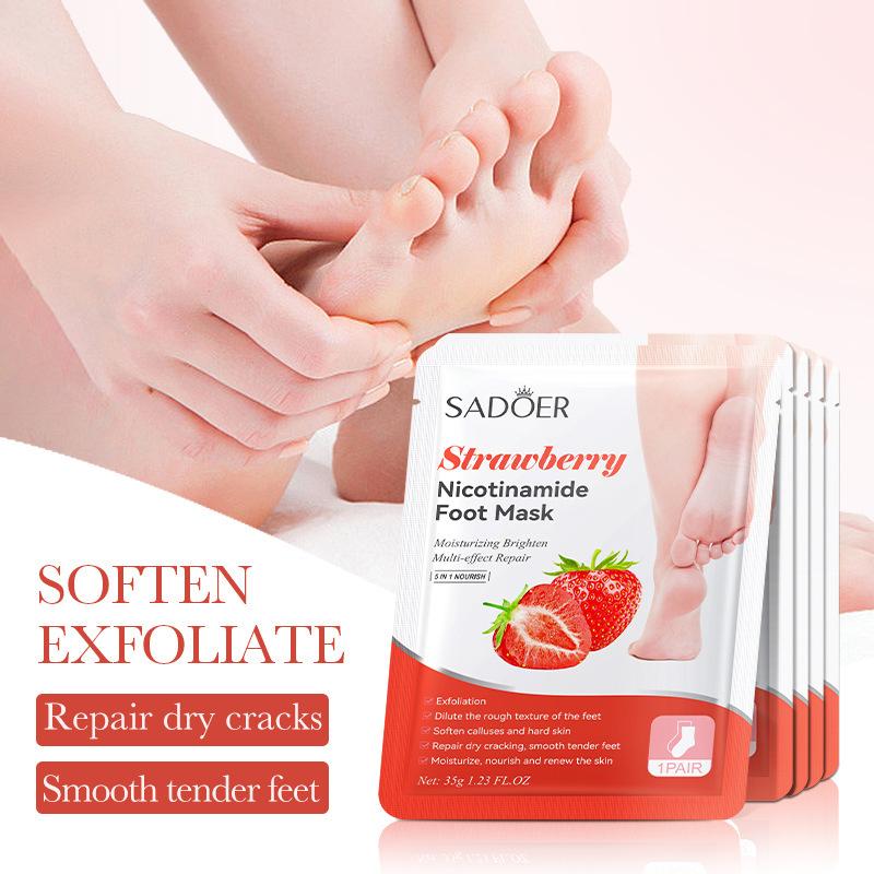 1 Pasang Masker Kaki Buah SADO - Skincare Indonesia ulasan dan harga