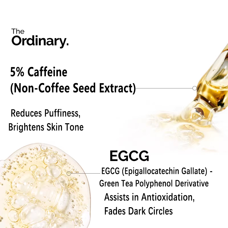 Serum Kafein 5% + EGCG 30ml, M - Caffeine Eye Serum ulasan dan harga